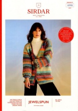 Knitting Pattern - Sirdar 10705 - Jewelspun with Wool Chunky - Ladies Cardigan